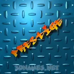 prestige in Grid Style style - 3D name wallpaper