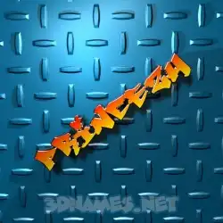 princezh in Grid Style style - 3D name wallpaper