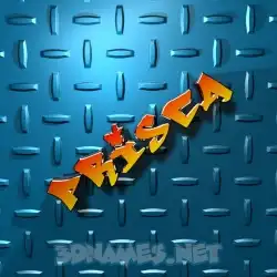 prisca in Grid Style style - 3D name wallpaper