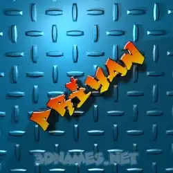 priyan in Grid Style style - 3D name wallpaper