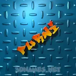 purni in Grid Style style - 3D name wallpaper