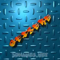 qefsere in Grid Style style - 3D name wallpaper