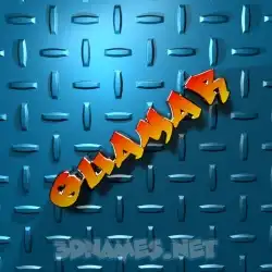 quamar in Grid Style style - 3D name wallpaper