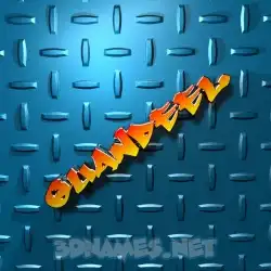 quandeel in Grid Style style - 3D name wallpaper
