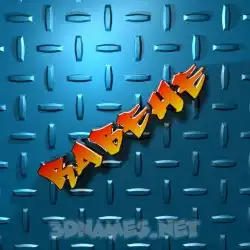 rabehe in Grid Style style - 3D name wallpaper