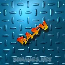 rafy in Grid Style style - 3D name wallpaper