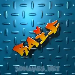 raif in Grid Style style - 3D name wallpaper
