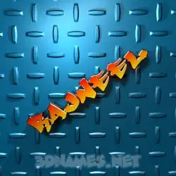 rajneel in Grid Style style - 3D name wallpaper