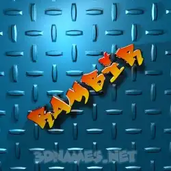 rambir in Grid Style style - 3D name wallpaper