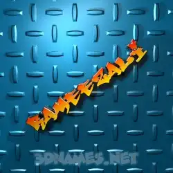 rameezali in Grid Style style - 3D name wallpaper
