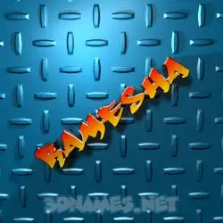 ramesha in Grid Style style - 3D name wallpaper