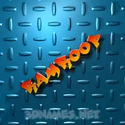 ramroop in Grid Style style - 3D name wallpaper
