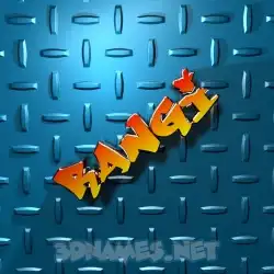 rangi in Grid Style style - 3D name wallpaper
