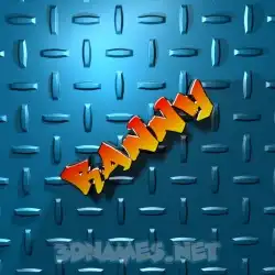 ranny in Grid Style style - 3D name wallpaper