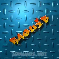 raquib in Grid Style style - 3D name wallpaper