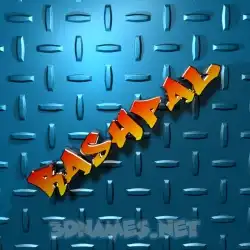 rashpal in Grid Style style - 3D name wallpaper