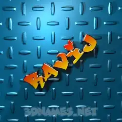 ravij in Grid Style style - 3D name wallpaper