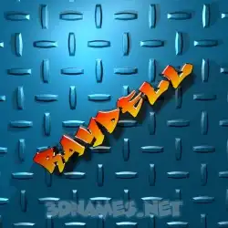 raydell in Grid Style style - 3D name wallpaper