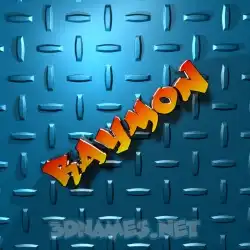 raymon in Grid Style style - 3D name wallpaper
