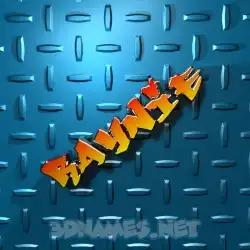 raynie in Grid Style style - 3D name wallpaper
