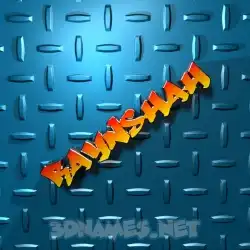 raynshah in Grid Style style - 3D name wallpaper