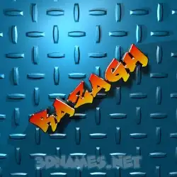 razagh in Grid Style style - 3D name wallpaper