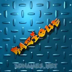 razique in Grid Style style - 3D name wallpaper