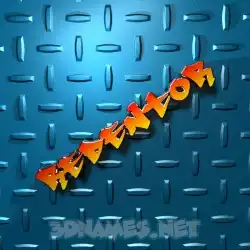 redentor in Grid Style style - 3D name wallpaper