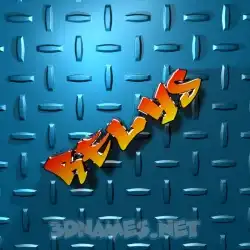 relys in Grid Style style - 3D name wallpaper