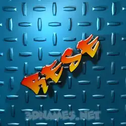 rese in Grid Style style - 3D name wallpaper