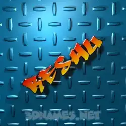 reshu in Grid Style style - 3D name wallpaper