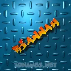 riannah in Grid Style style - 3D name wallpaper
