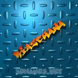 riazchana in Grid Style style - 3D name wallpaper