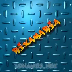rixamaria in Grid Style style - 3D name wallpaper
