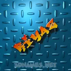 riyaz in Grid Style style - 3D name wallpaper