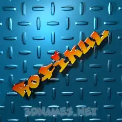 rofikul in Grid Style style - 3D name wallpaper
