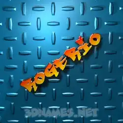 rogerio in Grid Style style - 3D name wallpaper