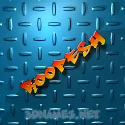 roopesh in Grid Style style - 3D name wallpaper