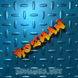 rozhan in Grid Style style - 3D name wallpaper