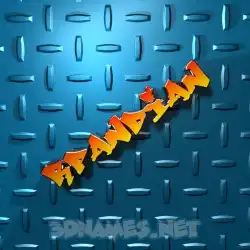 rpandian in Grid Style style - 3D name wallpaper