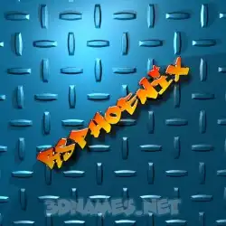 rsphoenix in Grid Style style - 3D name wallpaper
