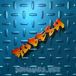rubesh in Grid Style style - 3D name wallpaper