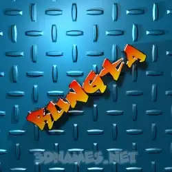 rungta in Grid Style style - 3D name wallpaper