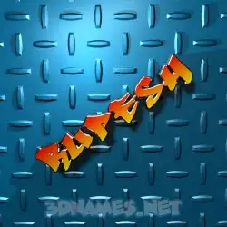 rupesh in Grid Style style - 3D name wallpaper
