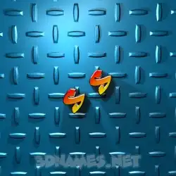 s s in Grid Style style - 3D name wallpaper