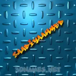 saadiyaahmed in Grid Style style - 3D name wallpaper
