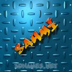 sahmi in Grid Style style - 3D name wallpaper