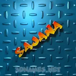 sajana in Grid Style style - 3D name wallpaper