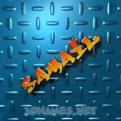 samail in Grid Style style - 3D name wallpaper