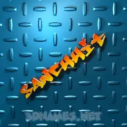 sanchhit in Grid Style style - 3D name wallpaper